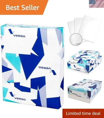 Glossy White Paper 100lb Cover 8.5x11 10% Recycled - Image 1 of 4