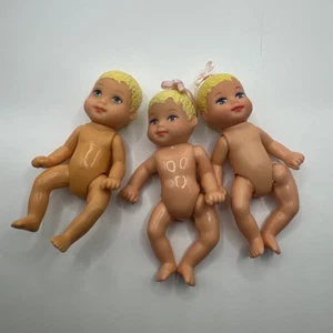 Mattel Barbie Stroll N Play Blonde Baby Layette Krissy Dolls 3pc - Picture 1 of 10