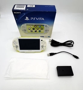 PS Vita PCH-2000 Wi-Fi verde lima/blanco descontinuado excelente - Imagen 1 de 10