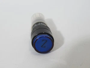 Deca P16-LMR1-1AB-BLU 16mm Momentary Push Button w/Letters 1NO 1NC USED - Picture 1 of 4
