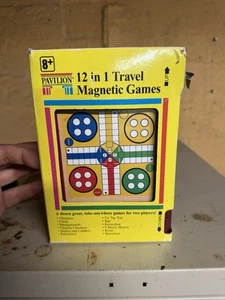 VINTAGE 1993 PAVILION TRAVEL MAGNETIC 12 in 1 GAMES - BRAND NEW - Picture 1 of 4