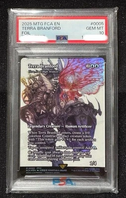 MTG Final Fantasy Terra Branford PSA 10 Foil GEM MINT English FCA2025 Rare #0005 - Image 1 of 2