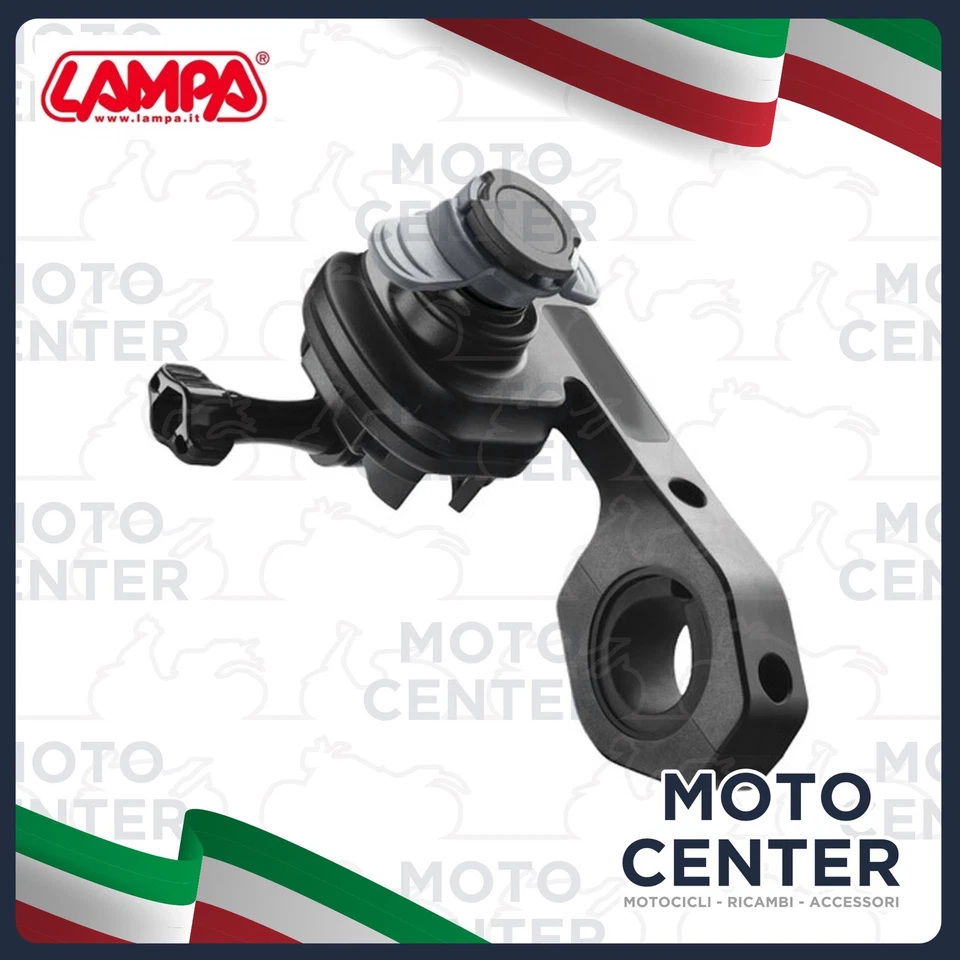 SUPPORTO LAMPA OPTI COMBO PER ACTION CAM CON ATTACCO FISSO PER MANUBRIO Ø 22-31, - Immagine 1 di 1