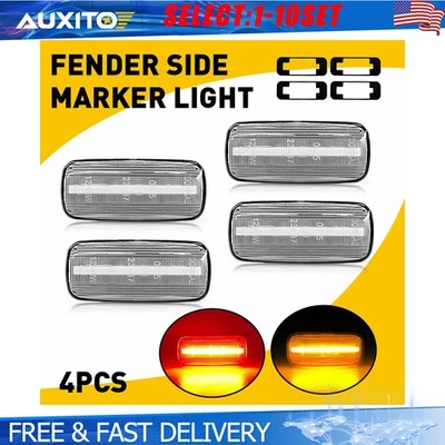 Прозрачные линзы светодиодные габаритные огни передние задние подходят для Dodge Ram 2500/3500 10-18 4-20 X - Изображение 1 из 4