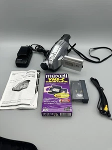 Panasonic PV-L353D 2.5" Screen VHS-C Video Camcorder + Extras - Picture 1 of 14