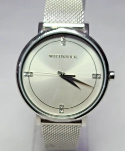 RARE S-9785R3 WITTNAUER SILVER DIAL STAINLESS STEEL MEN'S WATCH MW5-92 - Picture 1 of 12