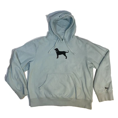 The Black Dog Womens XL Light Blue Hoodie Pullover Sweatshirt Marthas Vineyard - Image 1 of 4
