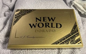 New World Figurados Dorado Empty Wooden Cigar Box 11.25" x 7" x 2" Ships Free - Picture 1 of 8