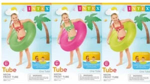 Intex 59262EP Neon Frost Tube Pool Float, 36" Zoll Verschiedene Farben - Bild 1 von 2
