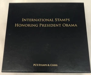 Over 40 International Postage Stamps Honoring President Obama PCS Stamps & Mint - Imagen 1 de 3