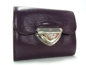 LOUIS VUITTON M6658K Epi Portefeuille Joy TrBi-fold Logo Compact Wallet - Picture 1 of 8