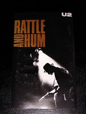 U2 / RATTLE AND HUM / PLAY TESTED CASSETTE / GOOD / INLAY CLOSE TO VG - Image 1 of 3