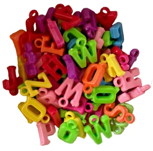100 piezas cuentas ABC letras dijes alfabetos cuentas para manualidades de cuentas - Imagen 1 de 1