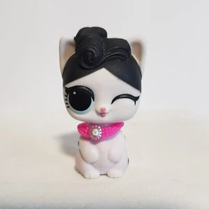 LOL Surprise Pet Color Change Series Runt Doll Face Kitty Cat White Black 2" - Picture 1 of 5