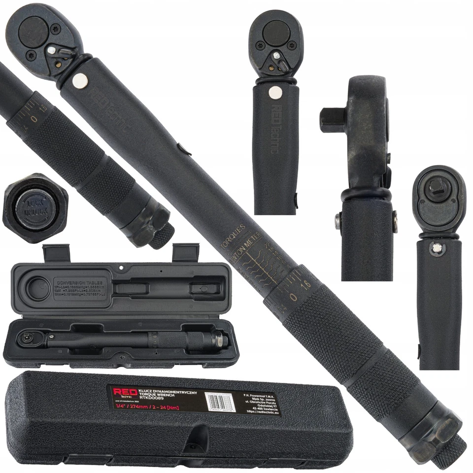 Chiave Dinamometrica Serraggio Reversibile Professionale 2-24Nm 7-112Nm 28-210Nm - Immagine 1 di 1