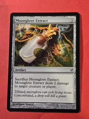 2007 Magic The Gathering Lorwyn #258 Moonglove Extract, Artifact, C, NF, cd1 - Image 1 of 3