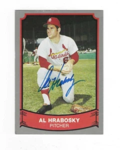 Carta autografata AL HRABOSKY St. Louis Cardinals 1989 Pacific Legends #115 certificato di autenticità - Foto 1 di 1