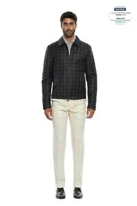 890$ CORNELIANI Coat Jacket Blouson Outwear Gray Pure Wool Padded 40 US / 50 EU - Picture 1 of 9