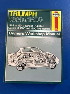 Triumph 1300 &1500 - Haynes Manual - 1965 to 1974 SAME DAY DISPATCH - Picture 1 of 1