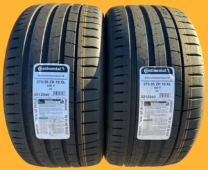 TWO NEW 275/35ZR19 Continental ExtremeContact Sport 02 Tires Like Michelin 4S - Photo 1 sur 15