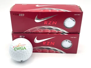 2 Sleeves NEW Nike RZN Red 3 Golf Balls /sleeve - Distance Performance - EWGA - Picture 1 of 3