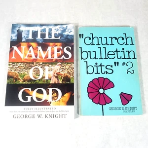 Lot of 2 Softcovers by George Knight - Church Bulletin Bits Vol 2 & Names of God - Bild 1 von 18