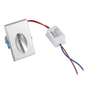 3W LED Staircase Light Walkway Wall Corner Lamp Rectangle Step Light Warm White - Picture 1 of 5