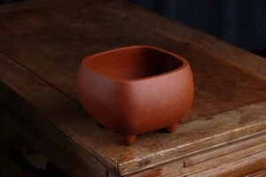 6.1" Collection Chinese Classical Refine Zisha Handmate Potted Flower Bonsai Pot - Picture 1 of 11
