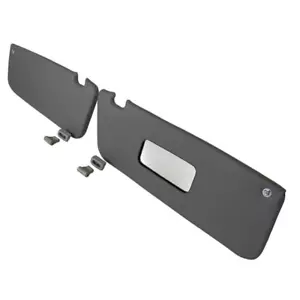 Sun visors with clips For Mercedes R107 W107 C107 Gray 380SL 450SL 560SL.LHD - Foto 1 di 2