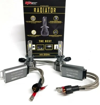 KIT LED RADIADOR PARA H1 RIATEC 12000 LM /6500K 12V ANTI ERROR/CALEFACCIÓN CA... - Imagen 1 de 4