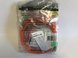 8x DIGITUS Patch-Kabel Multimode Duplexkabel 2m Glasfaser # DK2511-02 # N420 - Picture 1 of 3