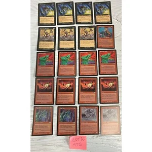 MTG Magic The Gathering 20 Card Lot Mire Kavu, Mogg Jailer, Morgue Toad, - Picture 1 of 6