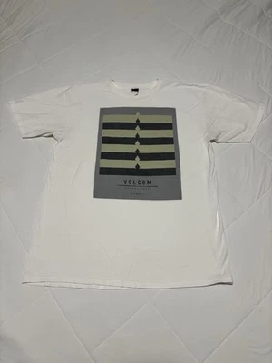 Volcom Abstract Stone Stripes T-Shirt Size L Skateboarding Surf Casual Outdoor - Image 1 of 4