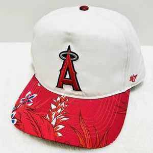 '47 Brand Los Angeles Angels Floral A-Frame Hitch Hat Cap Adjustable Snap White - Picture 1 of 5