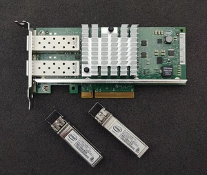 INTEL ETH CONVERGED NTWK ADPTR X520-SR2 w/ 2x SFP - FAST SHIPPING - Picture 1 of 7