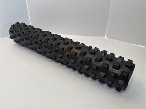 RumbleRoller Full Size 31" Black Textured Firm Foam Back Massage Roller - Picture 1 of 6