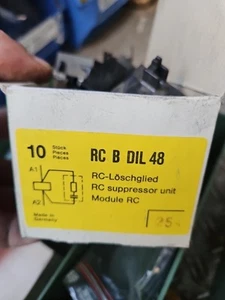1x KLOECKNER MOELLER RC B DIL 48 RC SUPPRESS0R Löschglied 110-250V Neu New 41255 - Picture 1 of 5