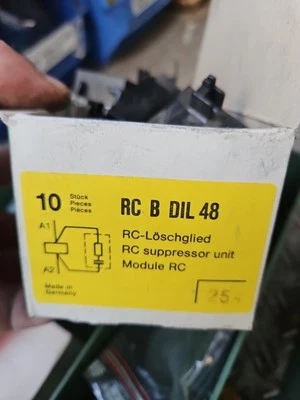 1x KLOECKNER MOELLER RC B DIL 48 RC SUPPRESS0R Löschglied 110-250V Neu New 41255 - Image 1 of 4