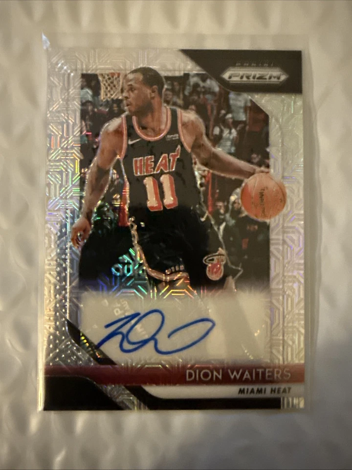 Panini Prizm Dion Wairers 2018-19 9/25 automático #S-DWT Miami Heat como nuevo Foto 1 de 2
