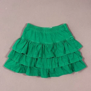 Hanna Andersson Green Ruffle Skort Size 130 (US 8) Girls Spring Easter - Picture 1 of 10