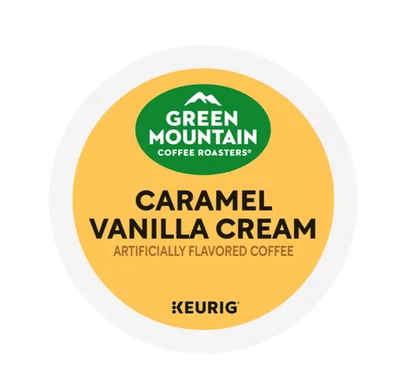 Green Mountain Coffee Roasters® Caramelo Vainilla Crema Café 96ct Nuevo Foto 1 de 4