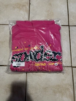 Sudadera con Capucha Spider Worldwide Sp5der P*NK V2 Rosa Talla Mediana Foto 1 de 3
