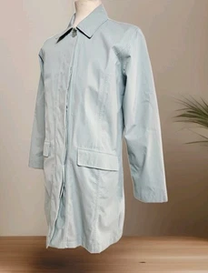 Rohan Classico Mac Mantel – wasserdichte lange Damen-Trenchjacke aquamarin gefüttert UK SM - Bild 1 von 9
