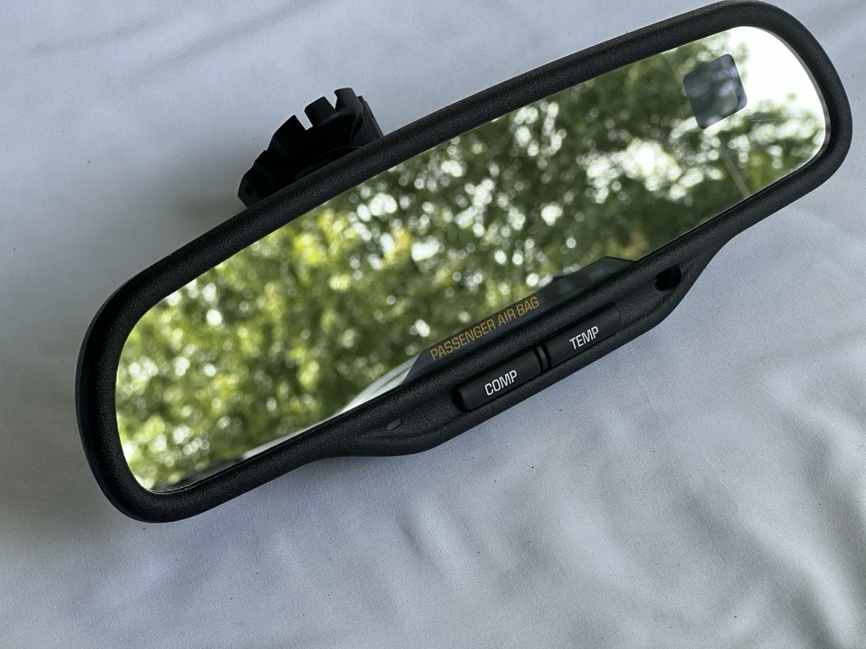 Espejo retrovisor Silverado Sierra Tahoe Yukon 2003-2006 brújula temperatura atenuación automática  Foto 1 de 3