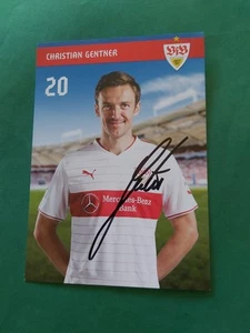 VFB Stuttgart , C. Gentner ,Autogrammkarte, Fussball - Picture 1 of 2