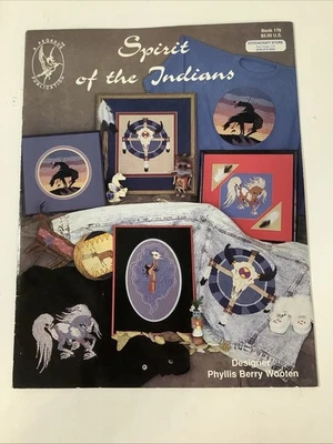 A Pegasus Publication Spirit Of The Indians Cross Stitch Pattern Phyllis Wooten - Image 1 of 4