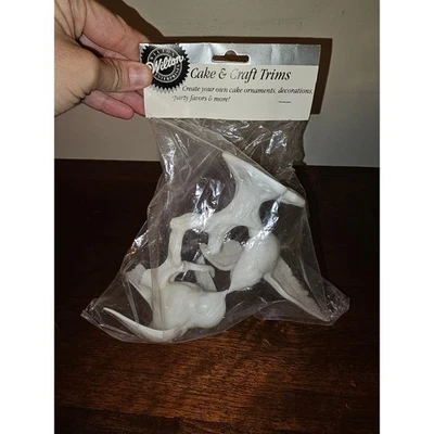 Adornos artesanales para pasteles Wilton plástico blanco palomas voladoras decoraciones vintage Foto 1 de 4