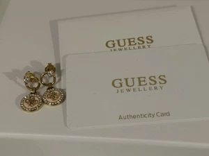 Guess Ohrringe Rosa Goldfarben Mit Steinchen NEU - Bild 1 von 9