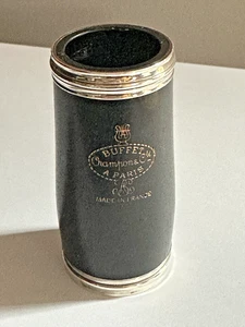 Clarinete vintage Buffet Crampon Bb barril 68 mm anillos de plata madera de granadilla - Imagen 1 de 5