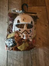 Boys Ezra Disney Star Wars Jumpsuit Boot Tops Backpack Mask Halloween Costume- L